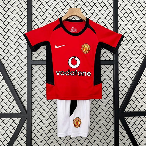 Maglia Manchester United Home Bambino Retro 2002 2004